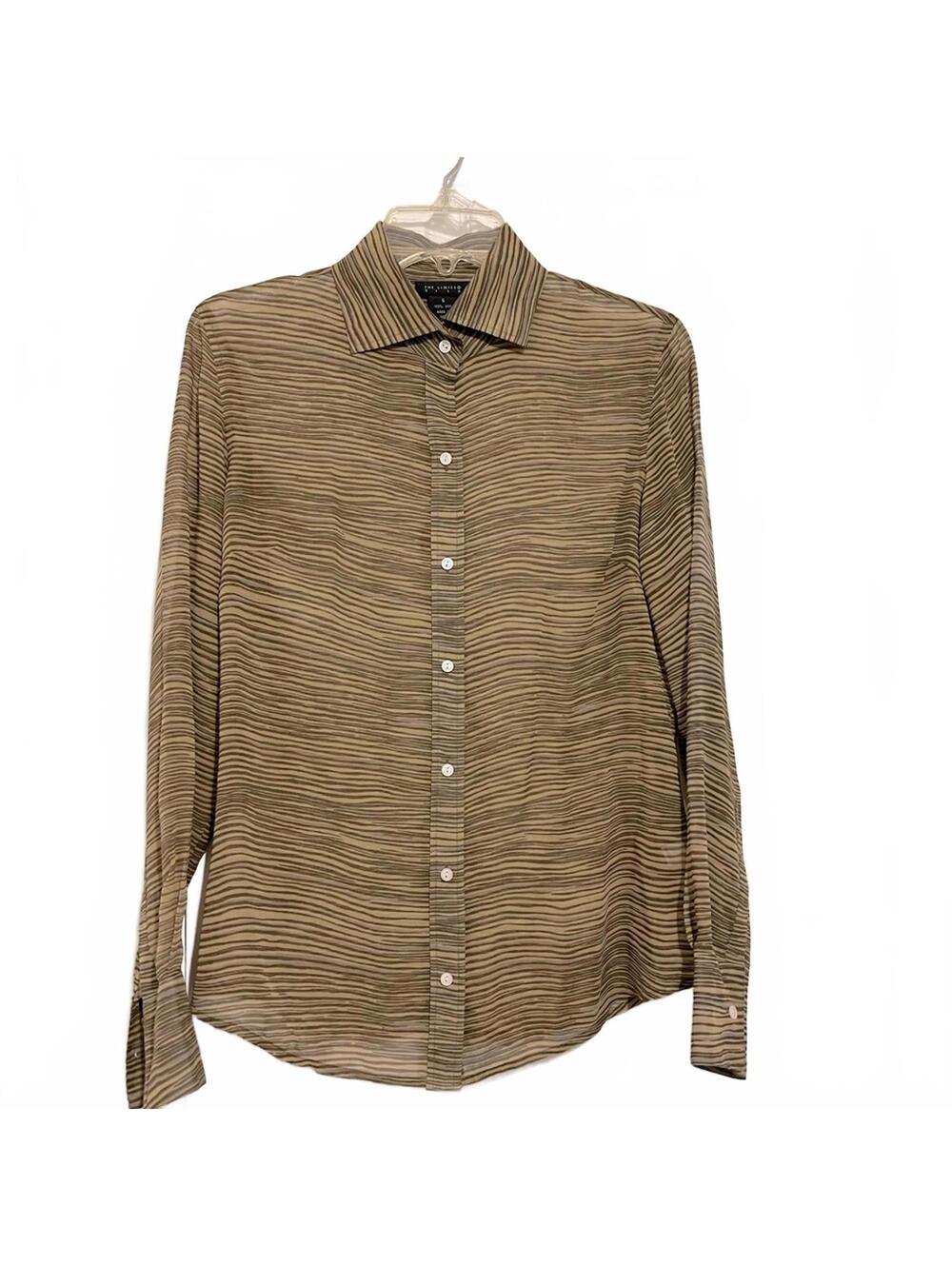 Sheer Silk Animal Print Long Sleeve Blouse – Lightweight Chic Top